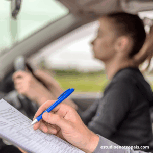 examen práctico de conducción